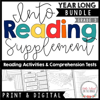 Preview of Into Reading Third Grade YEAR LONG Bundle | Print and Digital