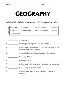 Into Social Studies Grade 4 Geography Assessment Additions by Withrow's ...