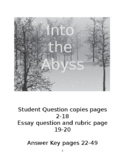 Into The Abyss- Novel Study Questions, Essay. Distance lea