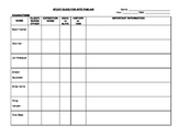 Into Thin Air Unit Organizer - Characters, Settings, Terms