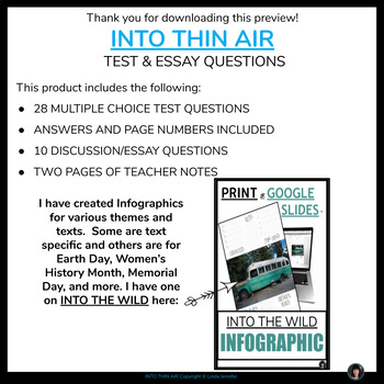 Into Thin Air Essay - Words