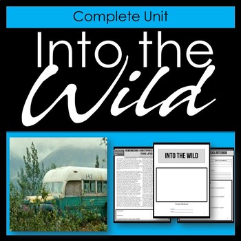 Preview of Into the Wild - Complete printable unit and novel study - Jon Krakauer