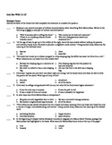 Into the Wild Quiz Test Chapters 11-15