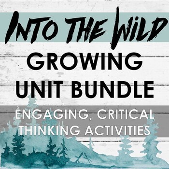 Preview of Into the Wild Unit BUNDLE: Stations, Activities, Speed Discussion, Nonfiction