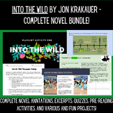 Into the Wild by Jon Krakauer - COMPLETE NOVEL BUNDLE!