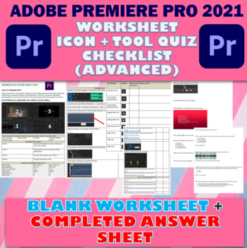 Preview of Intro to Premiere Pro: Workspace, Tools, Icons, Checklist & Questions (Advanced)