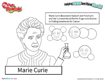 Preview of Into to Science - Marie Curie Scientist - My Pet Molecule