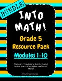 IntoMath Grade 5 Modules 1-10 Bundles HMH Into Math 5th Grade