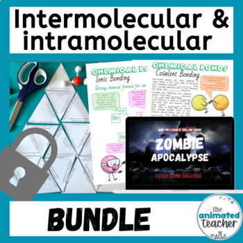 Preview of Intramolecular and Intermolecular Bonding Activity and Worksheet Bundle