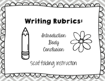 Preview of Intro,Body, Conclusion Paragraph Rubrics