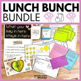 Lunch Bunch Bundle Conversation Game, All About Me & Low Prep