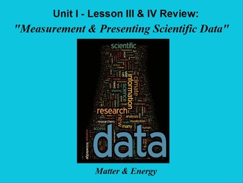 Preview of Intro. Physics ActivInspire Review Lessons III & IV "Presenting Scientific Data"