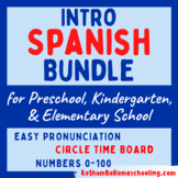 Intro Spanish Bundle | for Preschool, Kindergarten, & Elem