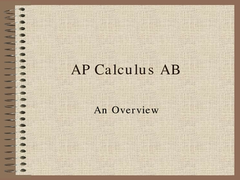 Preview of Intro to AP Calculus AB powerpoint