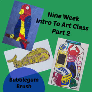 Preview of Intro To Art-Nine Weeks of Art/Projects Activities Traditional or Virtual Part 2