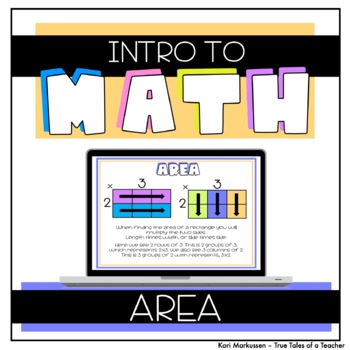 Preview of Intro To Math - AREA