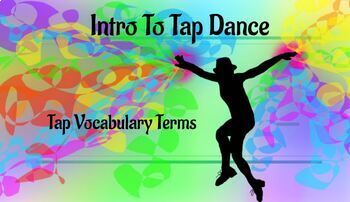 Preview of Intro To Tap Dance Video Vocabulary