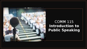 Preview of Intro and Origins of Public Speaking Slideshow
