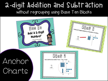 Preview of Intro to 2-digit Addition and Subtraction Without Regrouping
