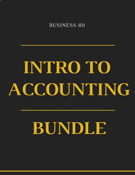 Preview of BUNDLE - Business/ Accounting: Intro to Accounting Handouts & Powerpoint