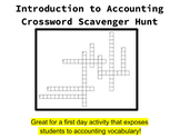 Intro to Accounting Crossword Scavenger Hunt