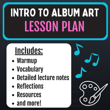 Preview of Intro to Album Artwork in Canva [Music Production Lesson Plan]