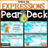 Intro to Algebraic Expressions Digital Activity for Pear D