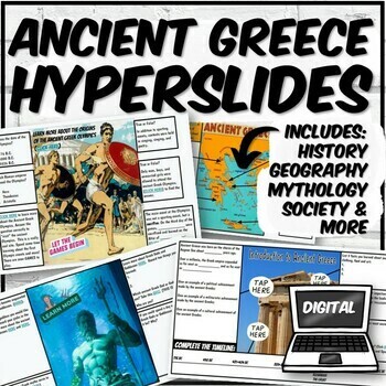 Preview of Intro to Ancient Greece Interactive Google Slides