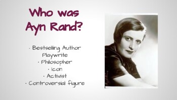 Preview of Intro to Ayn Rand and the novella Anthem