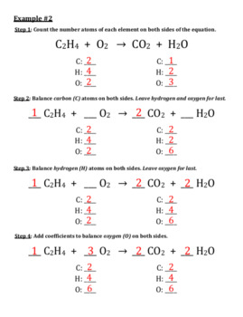balancing chemical equations steps by step calculator