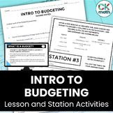 Intro to Budgeting - Financial Literacy Lesson and Practic