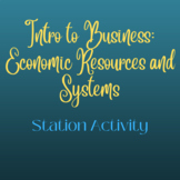 Intro to Business: Economic Resources and Systems - Statio