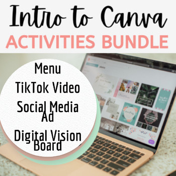 Preview of Intro to Canva Activities Bundle