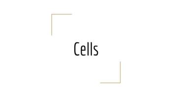 Preview of Intro to Cells (slideshow)