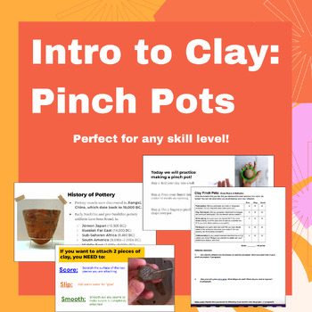 Preview of Intro to Clay: Pinch Pots