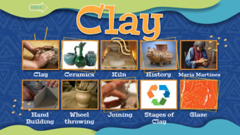 Preview of Intro to Clay and Ceramics Animated Google Slide 