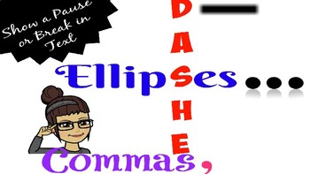 Preview of Intro to Commas, Ellipses, & Dashes