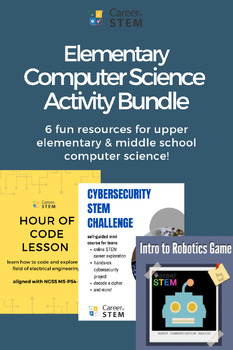 Preview of Intro to Computer Science Lesson Bundle (distance learning & in person)