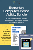Elementary Computer Science Lesson Bundle (distance learni