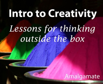 Preview of Intro to Creativity -- 3 Editable Lessons
