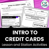 Intro to Credit Cards Lesson - Credit vs Debit, Interest, 