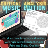 Intro to Critical Analysis (Literary Theory) with Music