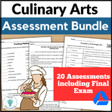 Intro to Culinary Arts Assessments for FCS and Food Classe