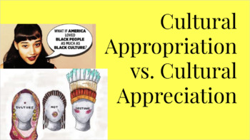 Preview of Intro to Cultural Appropriation - Interactive PEAR DECK Google Slides Lesson!!