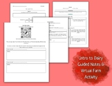 Intro to Dairy Guided Notes & Virtual Farm Tour Activity