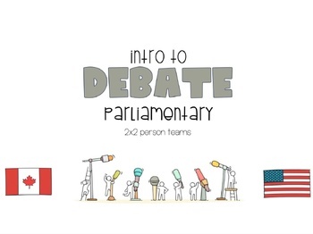 Preview of Intro to Debate Lesson (2x2 person teams)