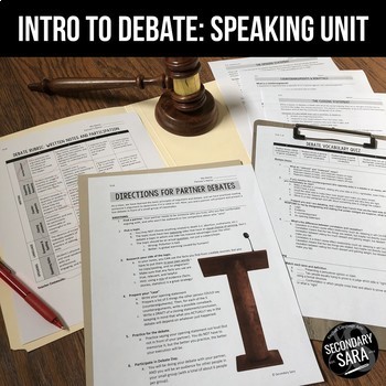 Preview of Debate Unit: 2+ Weeks of Speaking, Nonfiction, & Writing for ELA (with Google!)