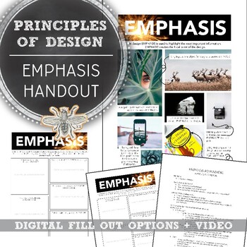 Preview of Intro to Design, Media Tech, Digital Art: Principles of Design Handout, Emphasis