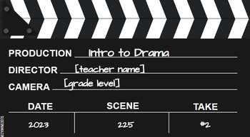 Preview of Intro to Drama Presentation and Student Handout