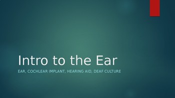 Preview of Intro to Ear